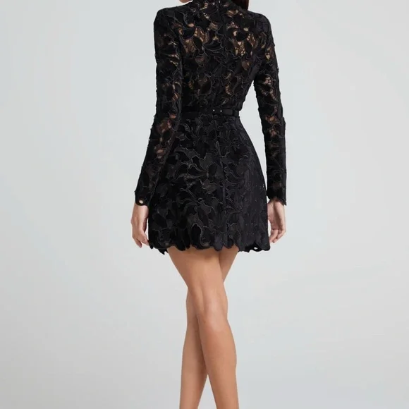 Nadine Merabi Lydia Black Dress - Picture 3 of 4